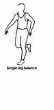 Single Leg Balance Exercises Photos